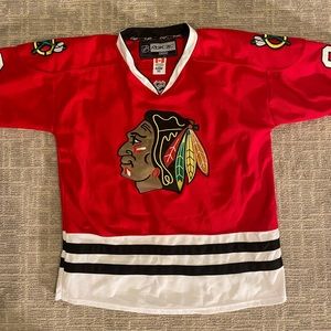 Vtg Reebok Chicago Blackhawks Kane Hockey NHL Jersey Stitched Uniform Size 50